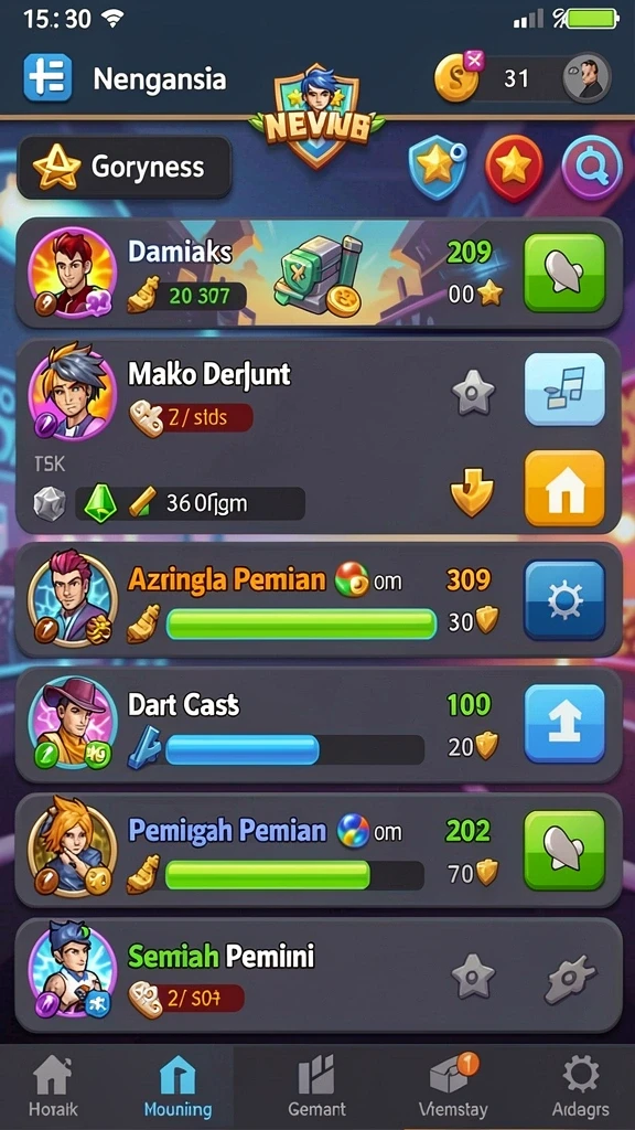 bondan69 - Tampilan antarmuka pengguna yang sederhana dan jelas.