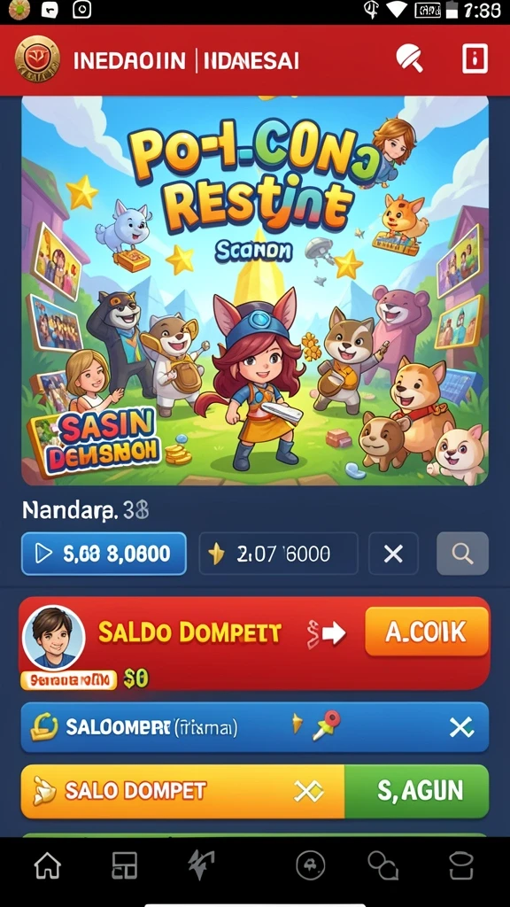 gmstar - Karakter yang beragam dan unik.