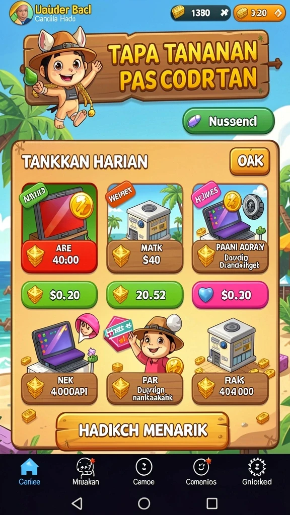 mamen123 - Tampilan antarmuka yang menarik dan user-friendly.